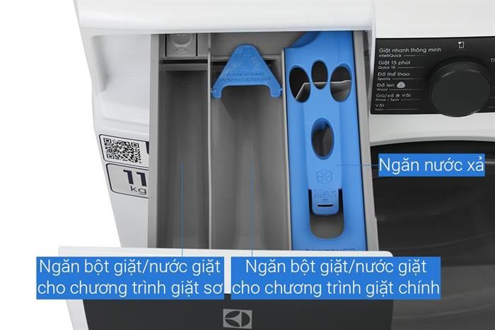 Máy giặt Electrolux Inverter 11kg EWF1143R7WC - Ảnh 11