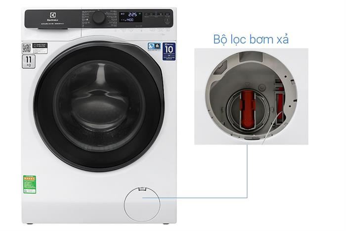 Máy giặt Electrolux Inverter 11kg EWF1143R7WC - Ảnh 8
