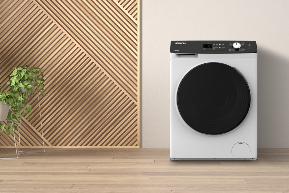 Máy giặt cửa trước Hitachi Inverter 10.5kg BD-1054HVOW