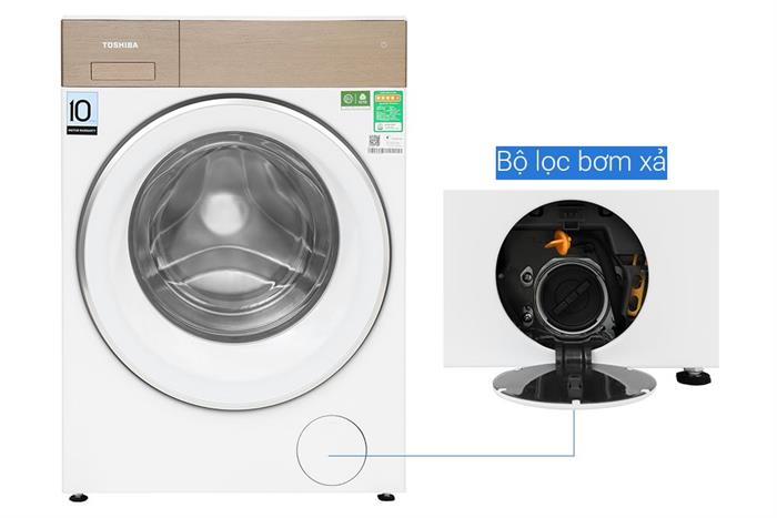 Máy giặt Toshiba Inverter 10.5kg TW-T37BZP115MWV(WT) - Ảnh 7