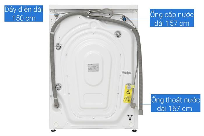 Máy giặt Toshiba Inverter 10.5kg TW-T37BZP115MWV(WT) - Ảnh 13