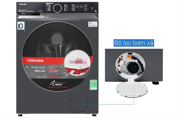 Máy giặt Toshiba Inverter 10kg TW-T23BU110UWV(MG) - Ảnh 5
