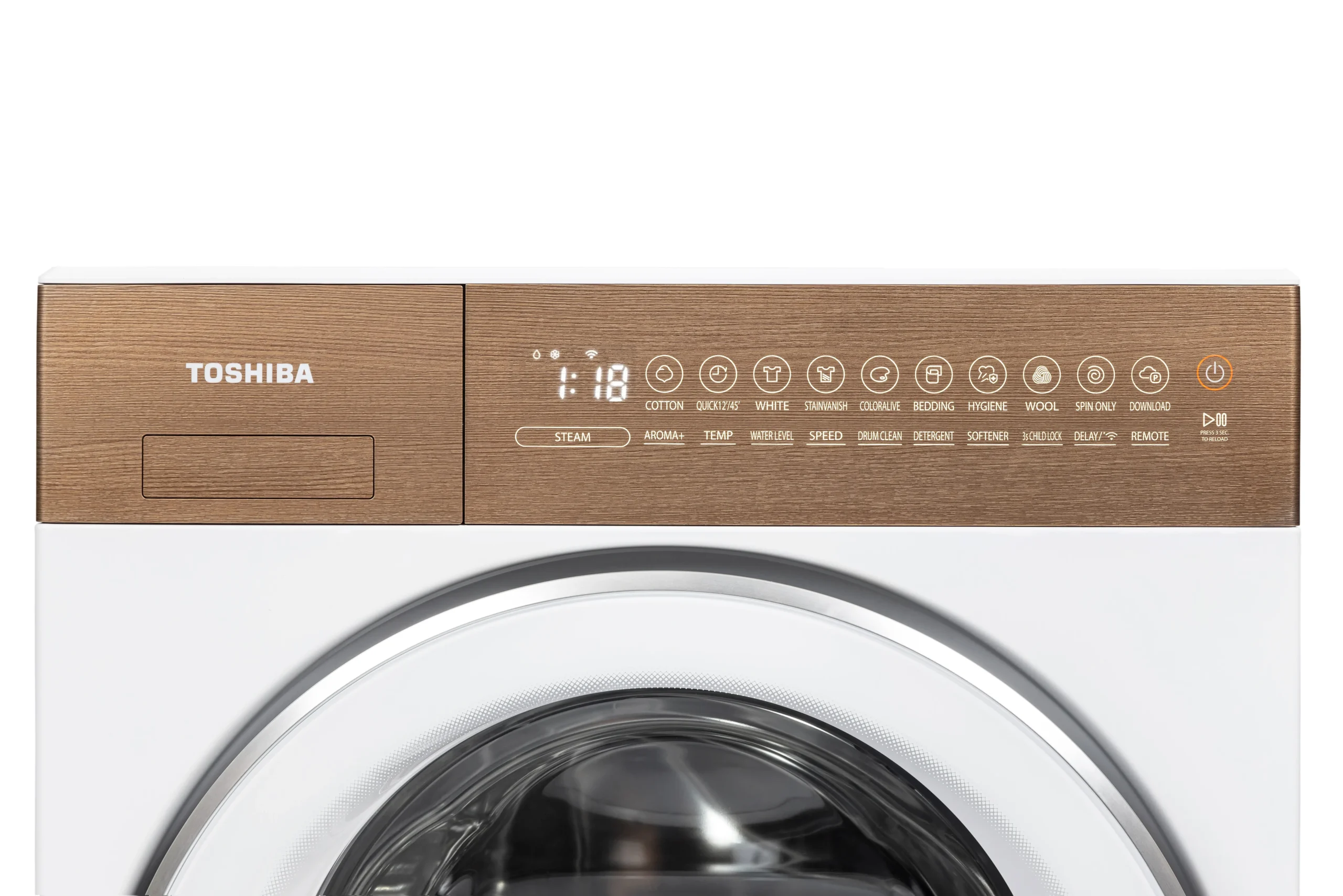 Máy giặt Toshiba Inverter 10.5kg TW-T37BZP115MWV(WT) - Ảnh 9