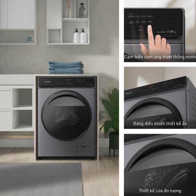 Chương trình giặt đa dạng, dễ sử dụng