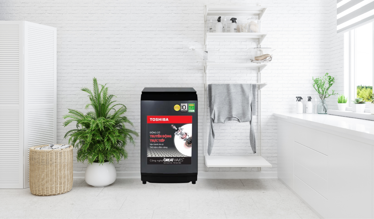 Máy giặt Toshiba AW-DM1600LV(SG) 15KG