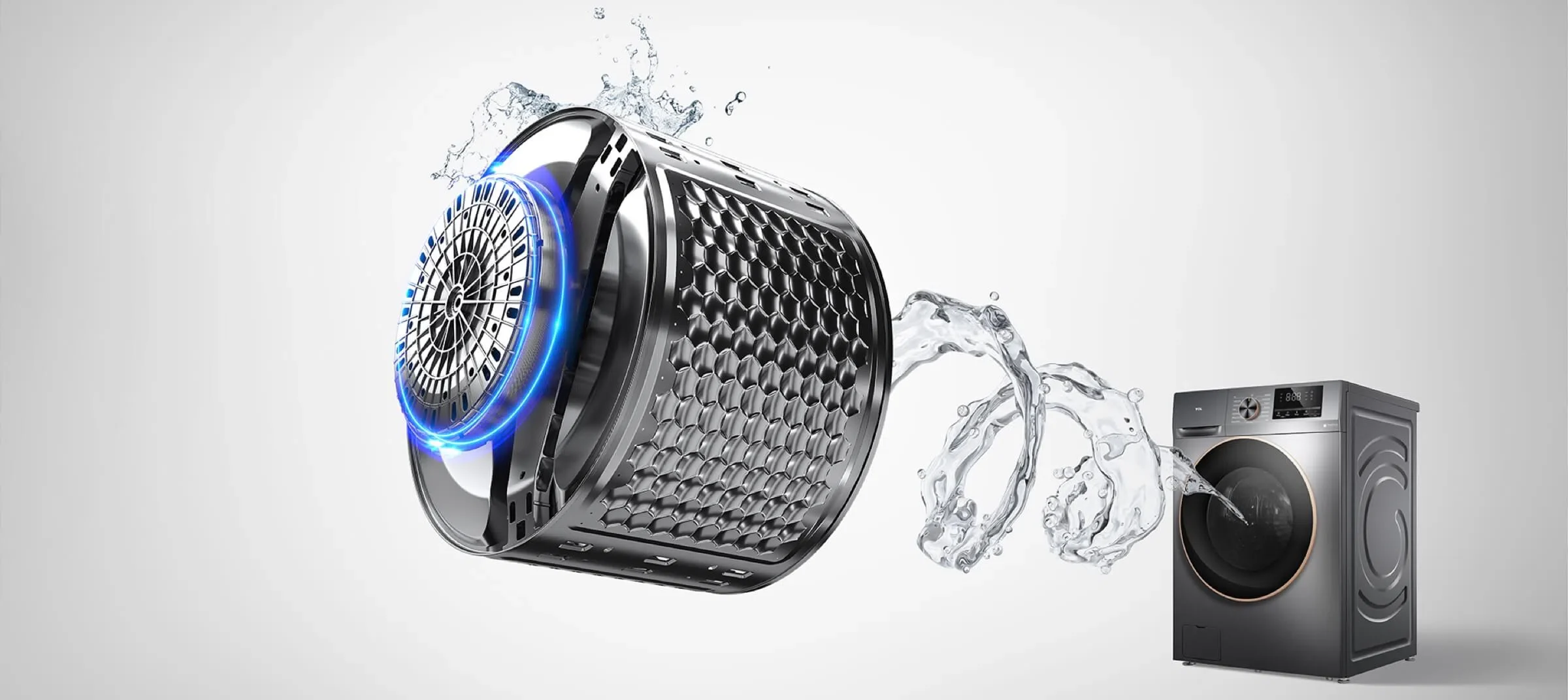 Động cơ DD Inverter vận hành êm ái