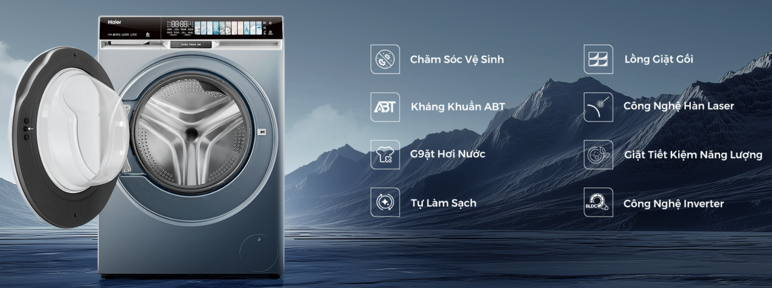 Tính năng nổi bật của máy giặt Haier Inverter