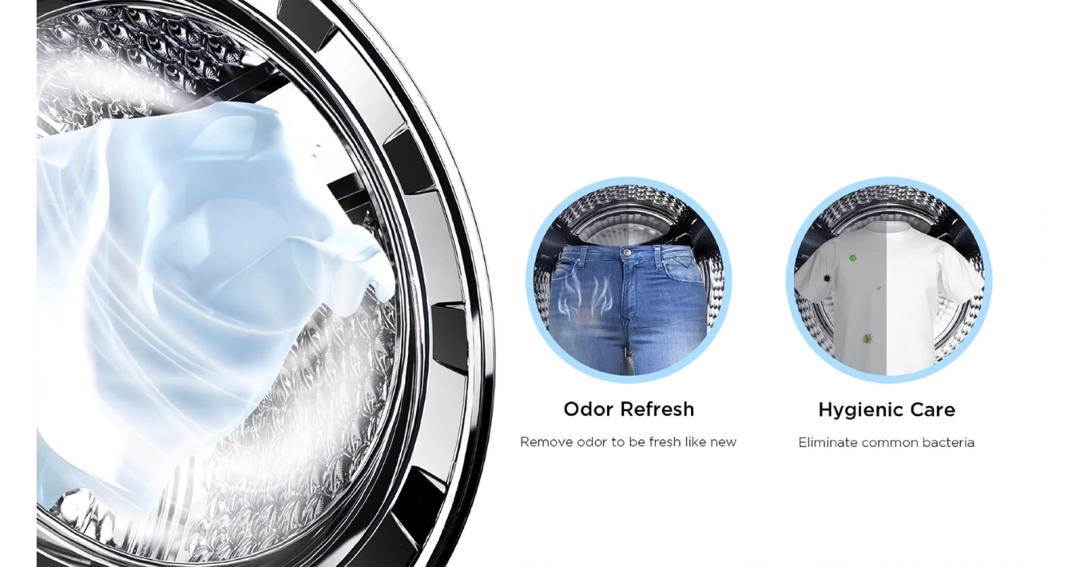 Công nghệ làm mới quần áo bằng khí nóng