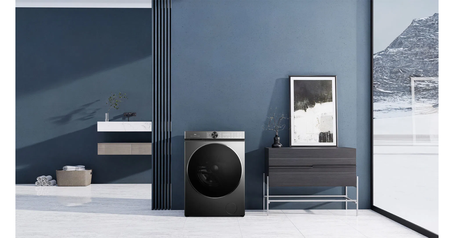 Thiết kế hiện đại kết hợp dung tích giặt lớn