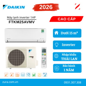 Máy lạnh Daikin inverter 1HP FTKM25AVMV