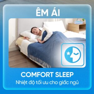 Chế độ ngủ ngon Comfort sleep trên máy lạnh Daikin