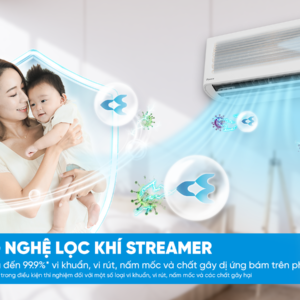 Công nghệ Streamer diệt khuẩn máy lạnh Daikin