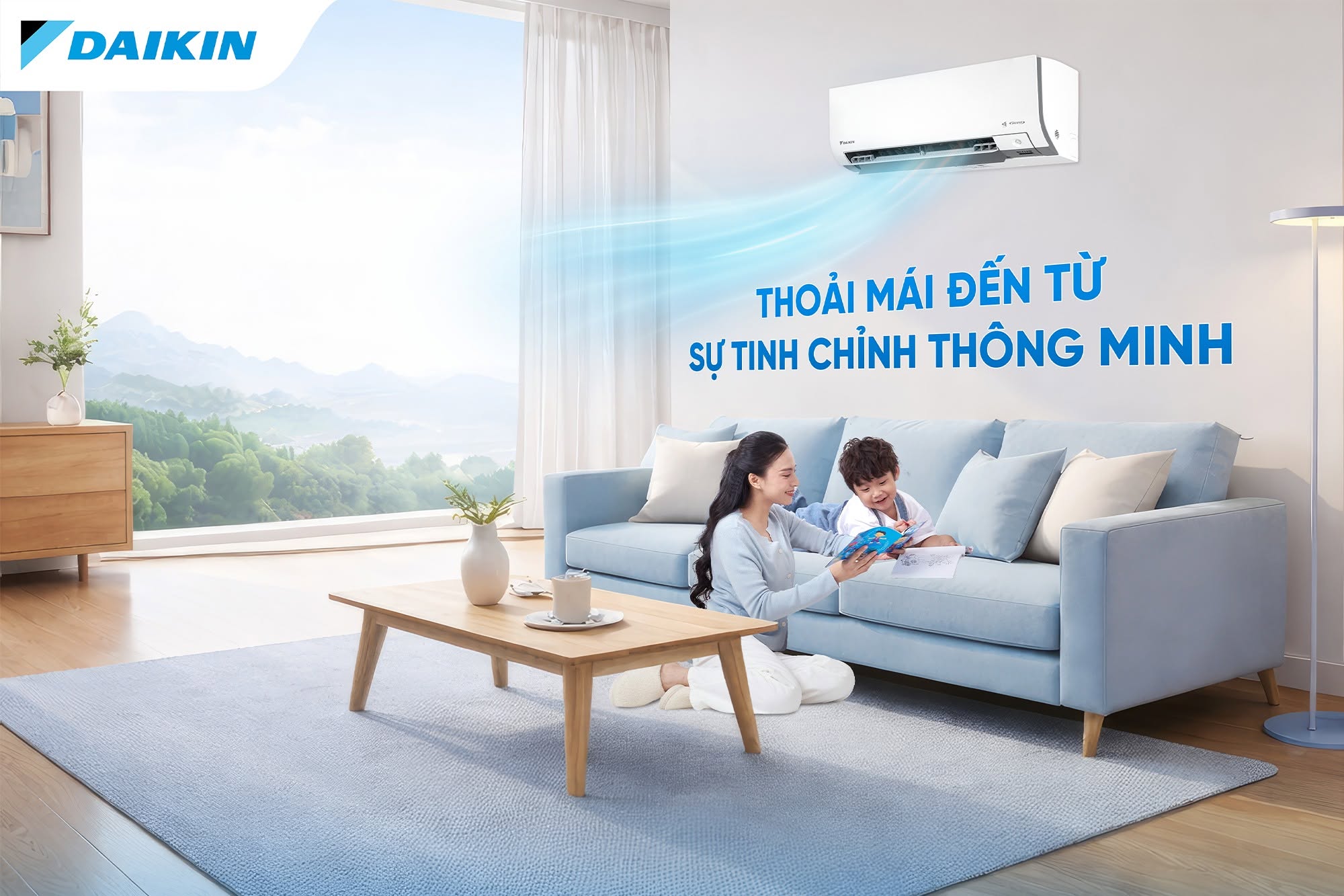 Thoải mái hơn khi dùng máy lạnh Daikin FTKM